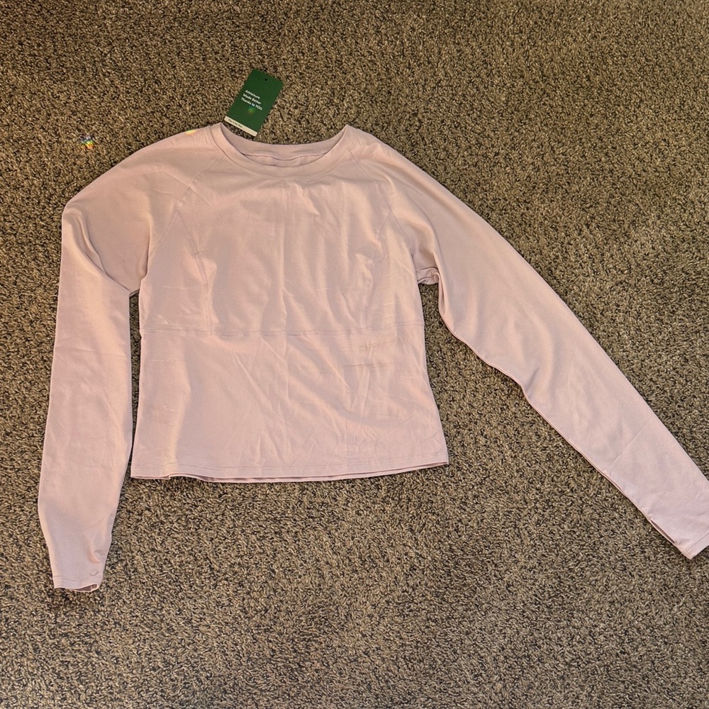 HALARA Soft Pink Long Sleeve Top
